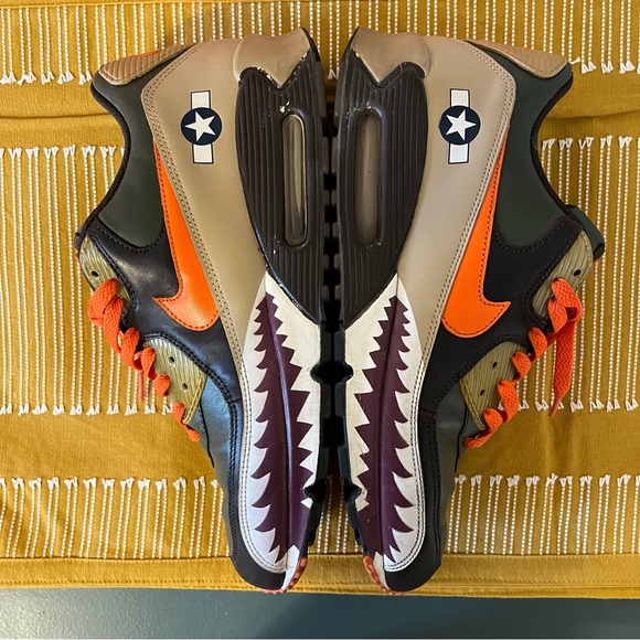 ULTRA RARE VINTAGE 2007 nike air max 90 WARHAWK size men’s US 10 - Picture 4 of 15